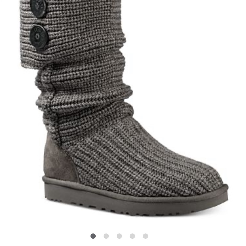 Ugg Classic Cardy Boot, grey, size 6